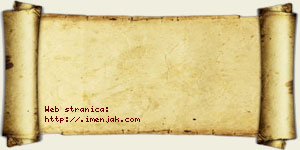 Jovana Poluga vizit kartica